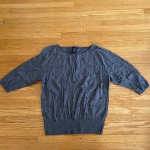 Ann Taylor Quarter Sleeve Sweater